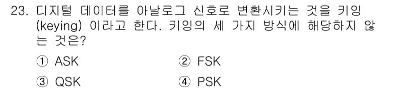 컴퓨터시스템기사(A형) 2015년 23번 - 정답과 핵심 포인트를 검수 중인 기출문제