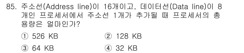 컴퓨터시스템기사(A형) 2015년 85번 - 정답과 핵심 포인트를 검수 중인 기출문제