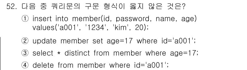 컴퓨터활용능력_1급 2015년 52번 - 정답과 핵심 포인트를 검수 중인 기출문제