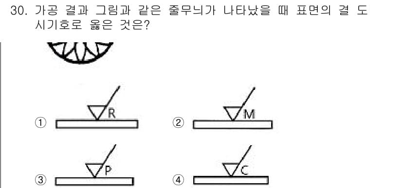 전산응용기계제도기능사 2015년 30번 - 정답과 핵심 포인트를 검수 중인 기출문제