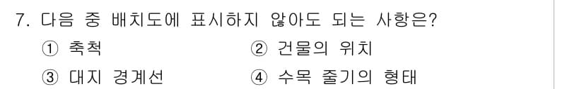 조경기능사 2015년 7번 - 정답과 핵심 포인트를 검수 중인 기출문제