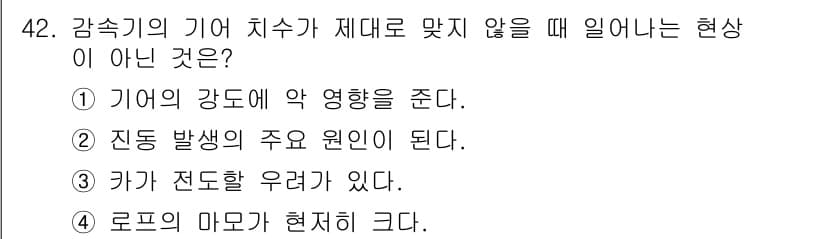승강기기능사 2015년 42번 - 정답과 핵심 포인트를 검수 중인 기출문제