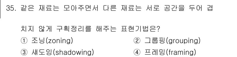화훼장식기능사 2015년 35번 - 정답과 핵심 포인트를 검수 중인 기출문제