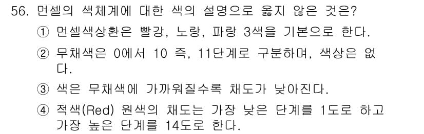 화훼장식기능사 2015년 56번 - 정답과 핵심 포인트를 검수 중인 기출문제