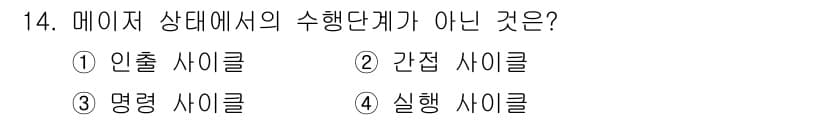 임베디드기능사 2015년 14번 - 정답과 핵심 포인트를 검수 중인 기출문제