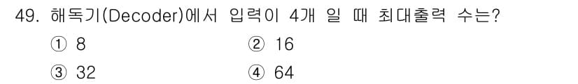 임베디드기능사 2015년 49번 - 정답과 핵심 포인트를 검수 중인 기출문제