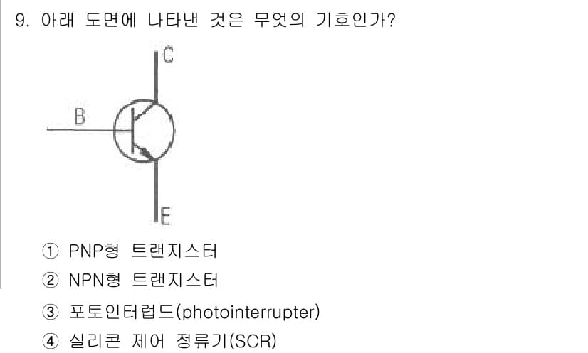 임베디드기능사 2016년 9번 - 정답과 핵심 포인트를 검수 중인 기출문제