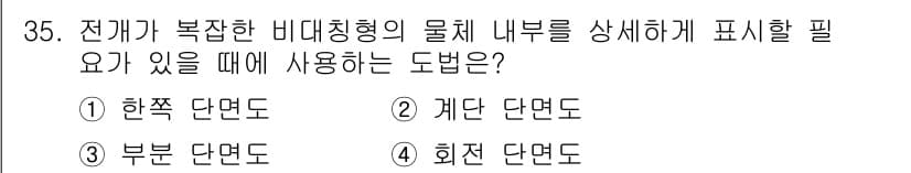 컴퓨터그래픽스기능사 2016년 35번 - 정답과 핵심 포인트를 검수 중인 기출문제