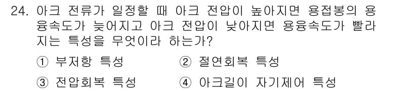 용접기능사 2016년 24번 - 정답과 핵심 포인트를 검수 중인 기출문제