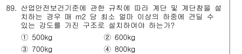 산업안전산업기사 2015년 89번 - 정답과 핵심 포인트를 검수 중인 기출문제
