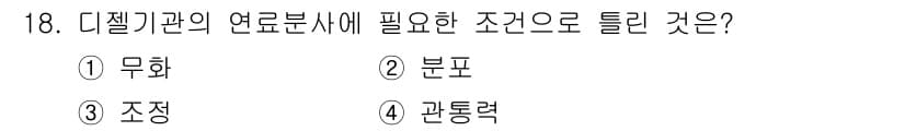 자동차정비기능사 2016년 18번 - 정답과 핵심 포인트를 검수 중인 기출문제