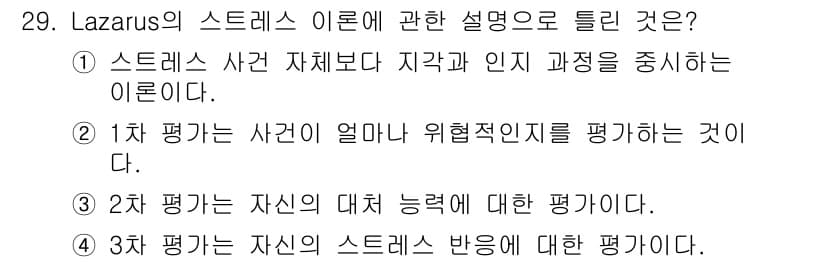 직업상담사_2급 2016년 29번 - 정답과 핵심 포인트를 검수 중인 기출문제