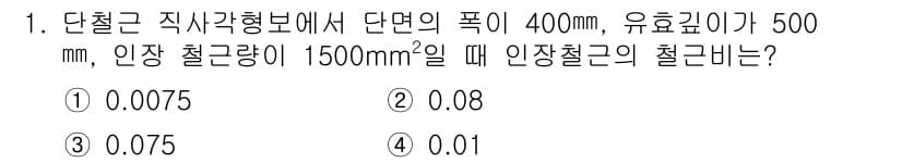 전산응용토목제도기능사 2015년 1번 - 정답과 핵심 포인트를 검수 중인 기출문제