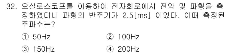 전파전자기능사(구) 2015년 32번 - 정답과 핵심 포인트를 검수 중인 기출문제