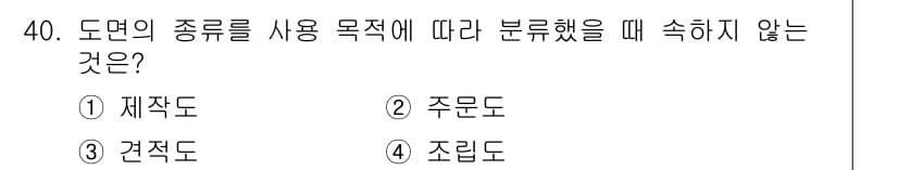 전자캐드기능사 2015년 40번 - 정답과 핵심 포인트를 검수 중인 기출문제