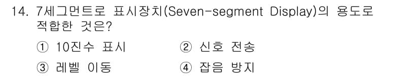전자캐드기능사 2016년 14번 - 정답과 핵심 포인트를 검수 중인 기출문제