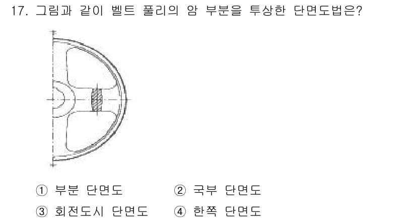 생산자동화기능사 2015년 17번 - 정답과 핵심 포인트를 검수 중인 기출문제