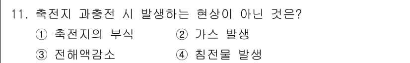 신재생에너지발전설비기능사 2016년 11번 - 정답과 핵심 포인트를 검수 중인 기출문제