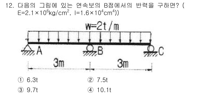 토목기사 2016년 12번 - 정답과 핵심 포인트를 검수 중인 기출문제