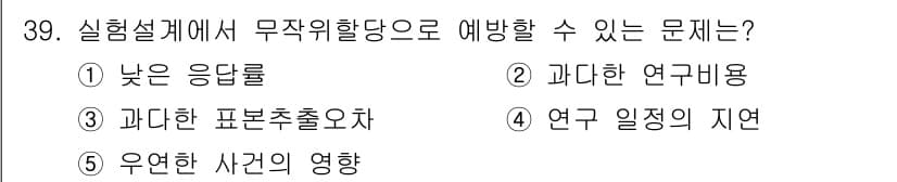 사회복지사_1급(1교시)(구) 2016년 39번 - 연구의 지연은 실험 설계에서 외부 요인으로 작용할 수 있으나, 그 자체로... 에 관한 핵심 기출문제