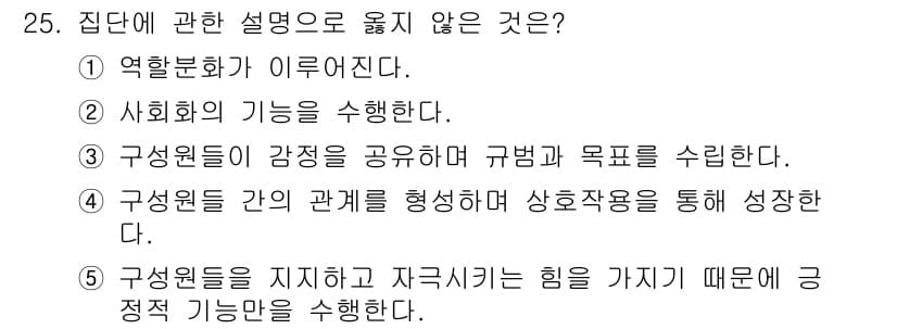 사회복지사_1급(1교시) 2016년 25번 - 정답과 핵심 포인트를 검수 중인 기출문제