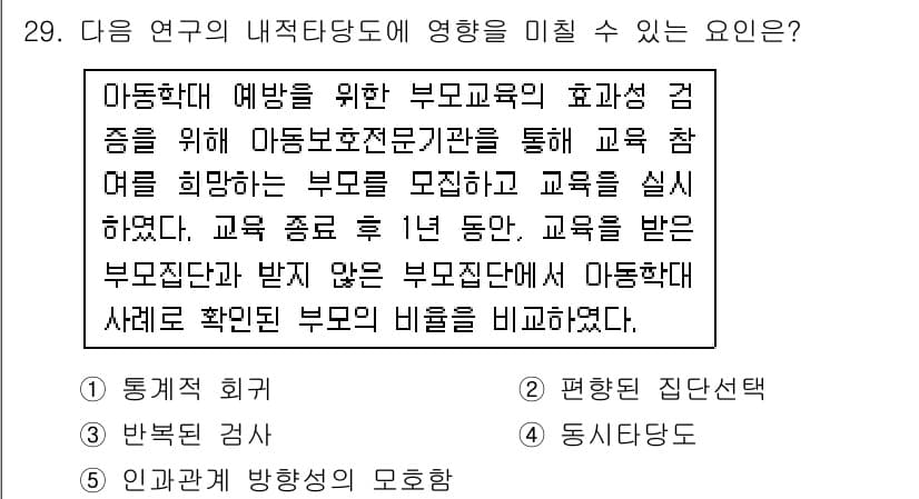 사회복지사_1급(1교시) 2016년 29번 - 정답과 핵심 포인트를 검수 중인 기출문제