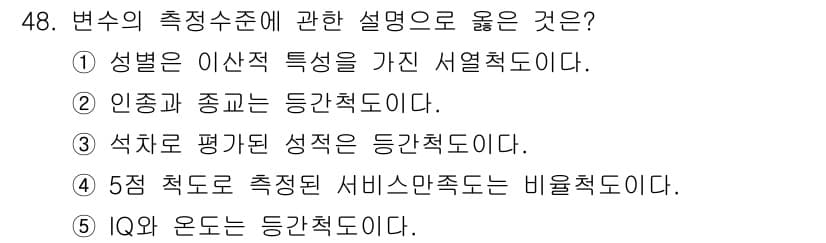 사회복지사_1급(1교시) 2017년 48번 - 석차 평가된 성적은 상대적인 위치를 기반으로 하여 개인의 성과를 측정하는... 에 관한 핵심 기출문제