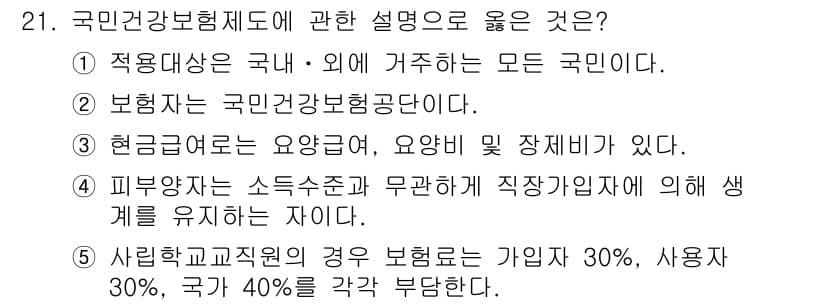 사회복지사_1급(3교시)(구) 2015년 21번 - 정답과 핵심 포인트를 검수 중인 기출문제