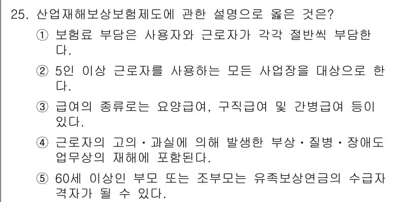 사회복지사_1급(3교시) 2015년 25번 - 정답과 핵심 포인트를 검수 중인 기출문제