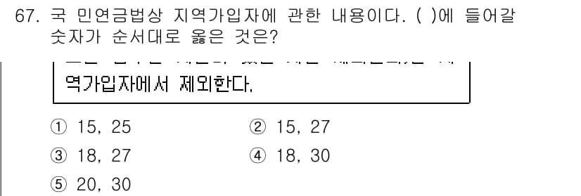 사회복지사_1급(3교시)(구) 2016년 67번 - 정답과 핵심 포인트를 검수 중인 기출문제