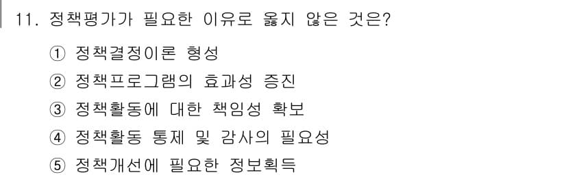 사회복지사_1급(3교시) 2016년 11번 - 정답과 핵심 포인트를 검수 중인 기출문제