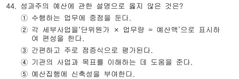 사회복지사_1급(3교시) 2016년 44번 - 정답과 핵심 포인트를 검수 중인 기출문제