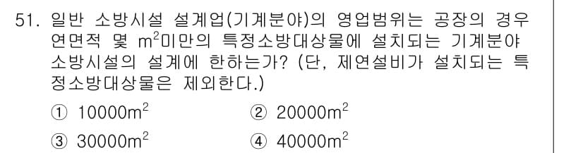 소방설비기사(전기분야) 2016년 51번 - 기계실에 설치되는 소방설비는 일반적으로 공공기관 및 대형 건물의 경우 특... 에 관한 핵심 기출문제