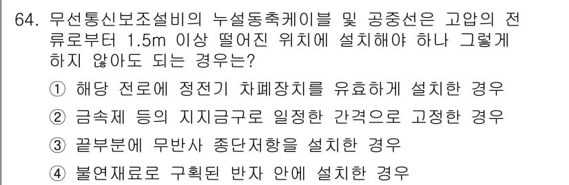 소방설비기사(전기분야) 2016년 64번 - 정답과 핵심 포인트를 검수 중인 기출문제