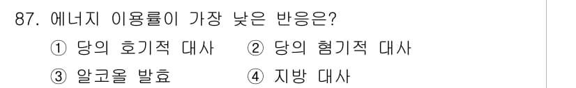 식품안전기사 2016년 87번 - 정답과 핵심 포인트를 검수 중인 기출문제