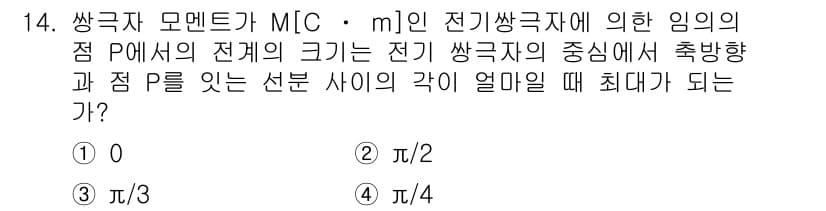 전기기사_필기 2016년 14번 - 정답과 핵심 포인트를 검수 중인 기출문제