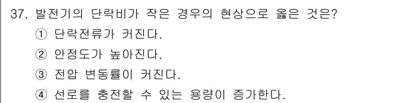전기기사_필기 2016년 37번 - 정답과 핵심 포인트를 검수 중인 기출문제