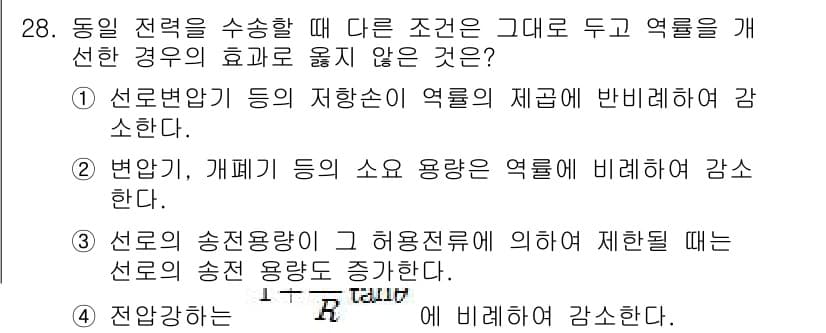 전기산업기사 2015년 28번 - 정답과 핵심 포인트를 검수 중인 기출문제