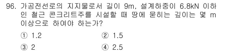 전기산업기사 2015년 96번 - 정답과 핵심 포인트를 검수 중인 기출문제