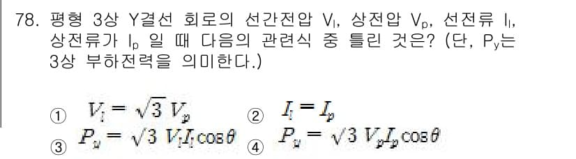 전기산업기사 2016년 78번 - 정답과 핵심 포인트를 검수 중인 기출문제