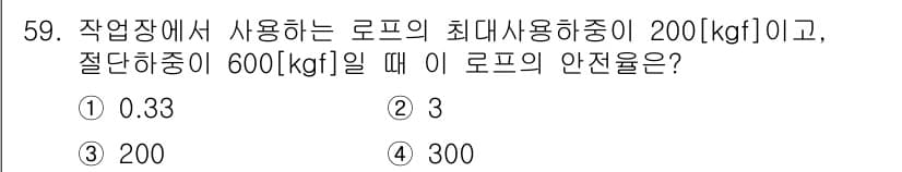 산업안전산업기사 2016년 59번 - 정답과 핵심 포인트를 검수 중인 기출문제