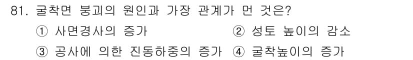 산업안전산업기사 2016년 81번 - 정답과 핵심 포인트를 검수 중인 기출문제