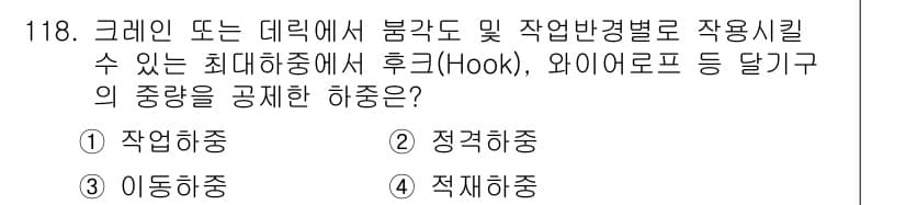 산업안전기사 2016년 119번 - 정답과 핵심 포인트를 검수 중인 기출문제