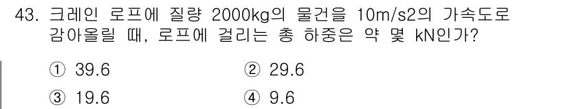 산업안전기사 2016년 43번 - 정답과 핵심 포인트를 검수 중인 기출문제