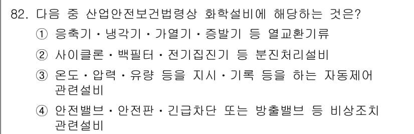 산업안전기사_필기 2016년 83번 - 정답과 핵심 포인트를 검수 중인 기출문제