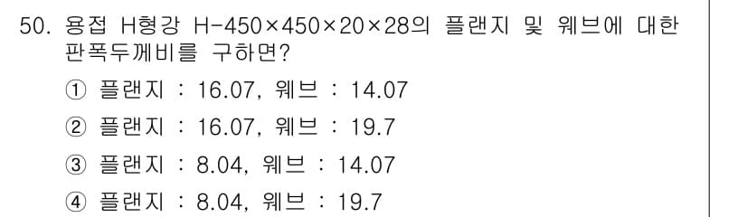 건축기사 2016년 50번 - 정답과 핵심 포인트를 검수 중인 기출문제