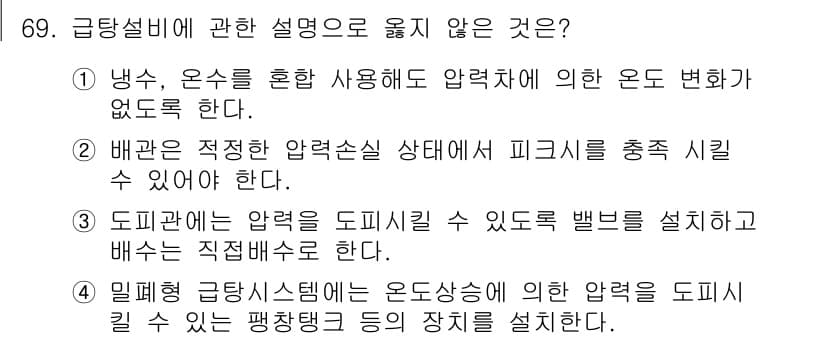실내건축기사 2016년 69번 - 정답과 핵심 포인트를 검수 중인 기출문제