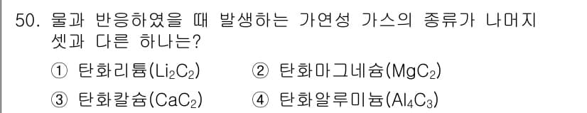 위험물산업기사 2015년 50번 - 정답과 핵심 포인트를 검수 중인 기출문제