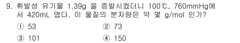 위험물산업기사 2015년 9번 - 정답과 핵심 포인트를 검수 중인 기출문제