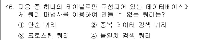 컴퓨터활용능력_1급 2017년 46번 - 정답과 핵심 포인트를 검수 중인 기출문제